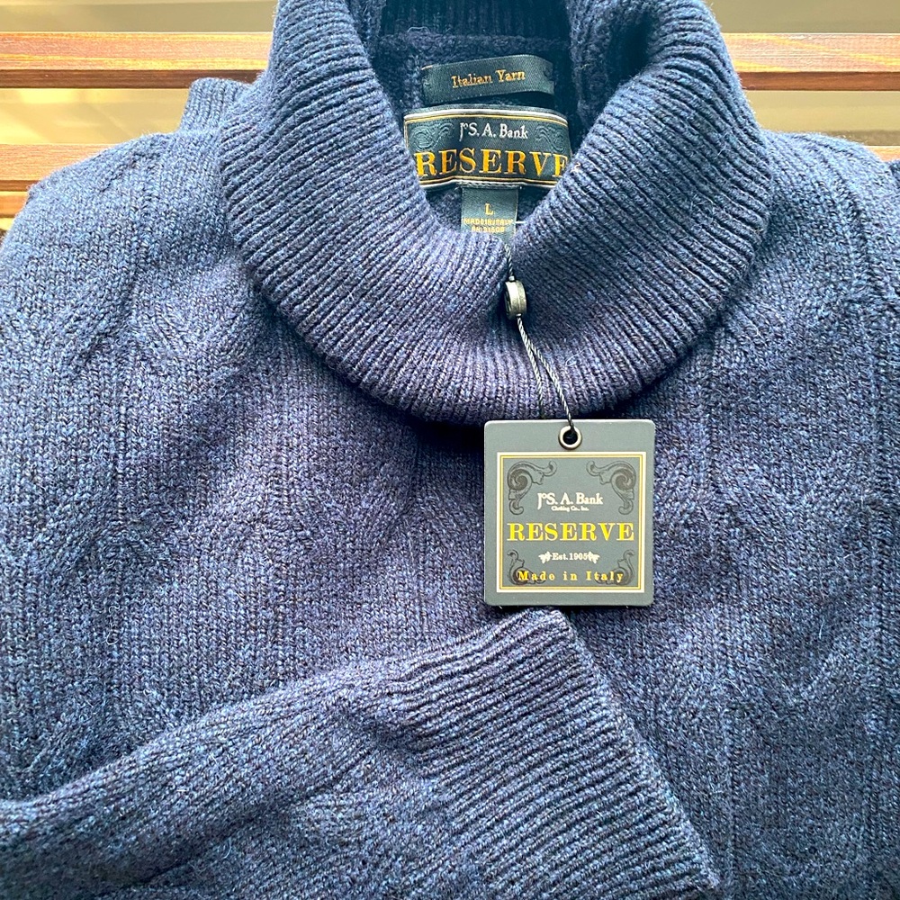 Jos. A. Bank Turtleneck Sweater (Italian Wool)